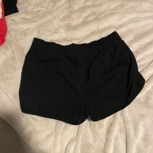 Black basketball shorts